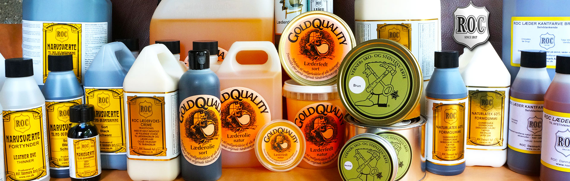 ROC Danmark - Læder pleje produkter siden